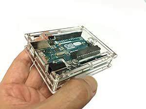 Arduino UNO R3 透明 アクリル エンクロージャー ケース 薄型 コンパク_画像2