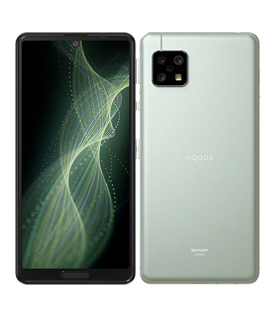 AQUOS sense5G SHG03[64GB] au オリーブシルバー【安心保証】_画像1