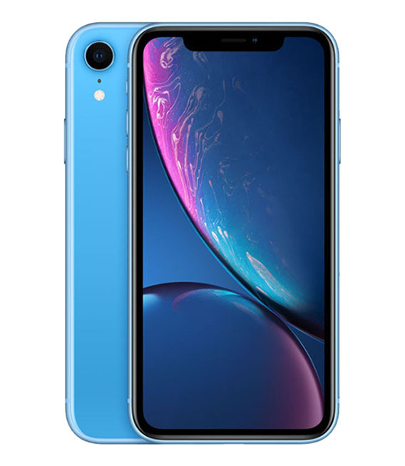 iPhoneXR[64GB] SoftBank MT0E2J ブルー【安心保証】_画像1