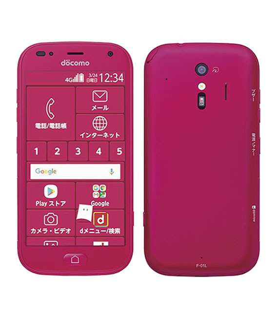 docomo F-01L ピンク【安心保証】_画像1