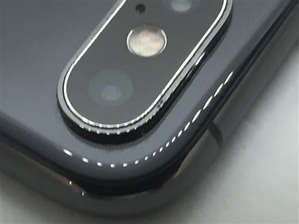 iPhoneX[64GB] SIMロック解除 au スペースグレイ【安心保証】_画像6