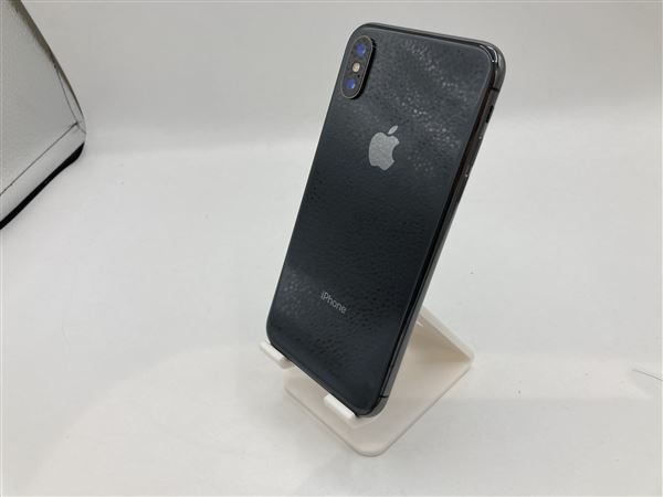 iPhoneX[256GB] SIMロック解除 au スペースグレイ【安心保証】_画像3