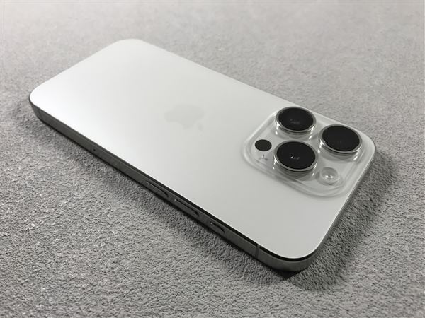 iPhone15 Pro[128GB] SIMフリー MTU83J ホワイトチタニウム【 …_画像3