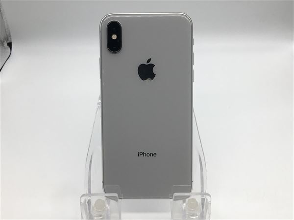 iPhoneX[256GB] SIMロック解除 au シルバー【安心保証】_画像2