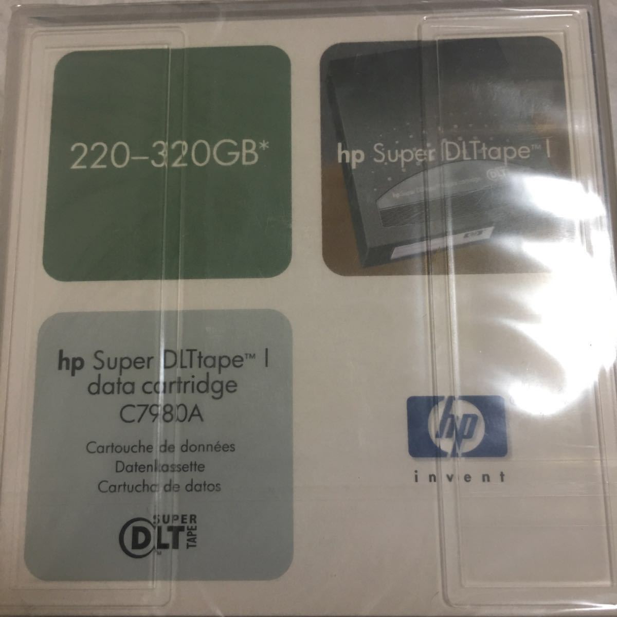 HP製 C7980A SDLT 220-320GB データカートリッジ 新品 と C7982A SDLT クリーニングカートリッジ 美品 2個セット格安出品 送料無料_画像2