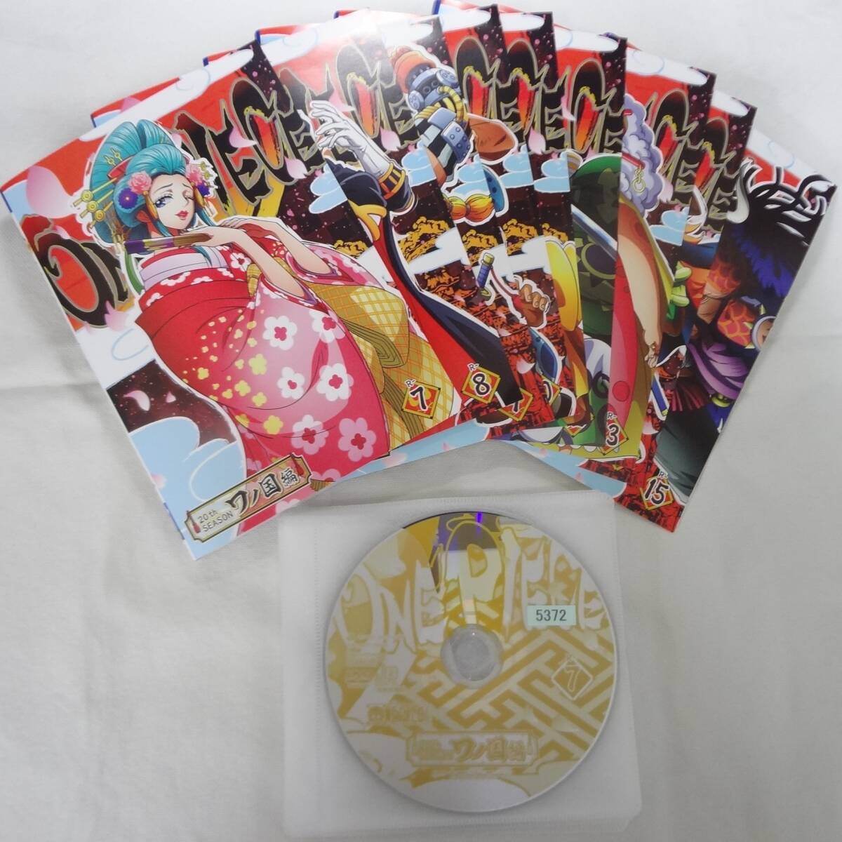  free shipping rental used DVD ONE PIECE One-piece 20th season wano country compilation second curtain all 10 volume set 