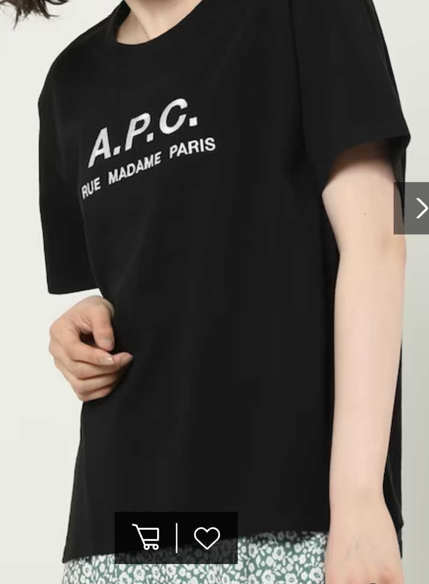  A.P.C. A.P.C. футболка черный чёрный 
