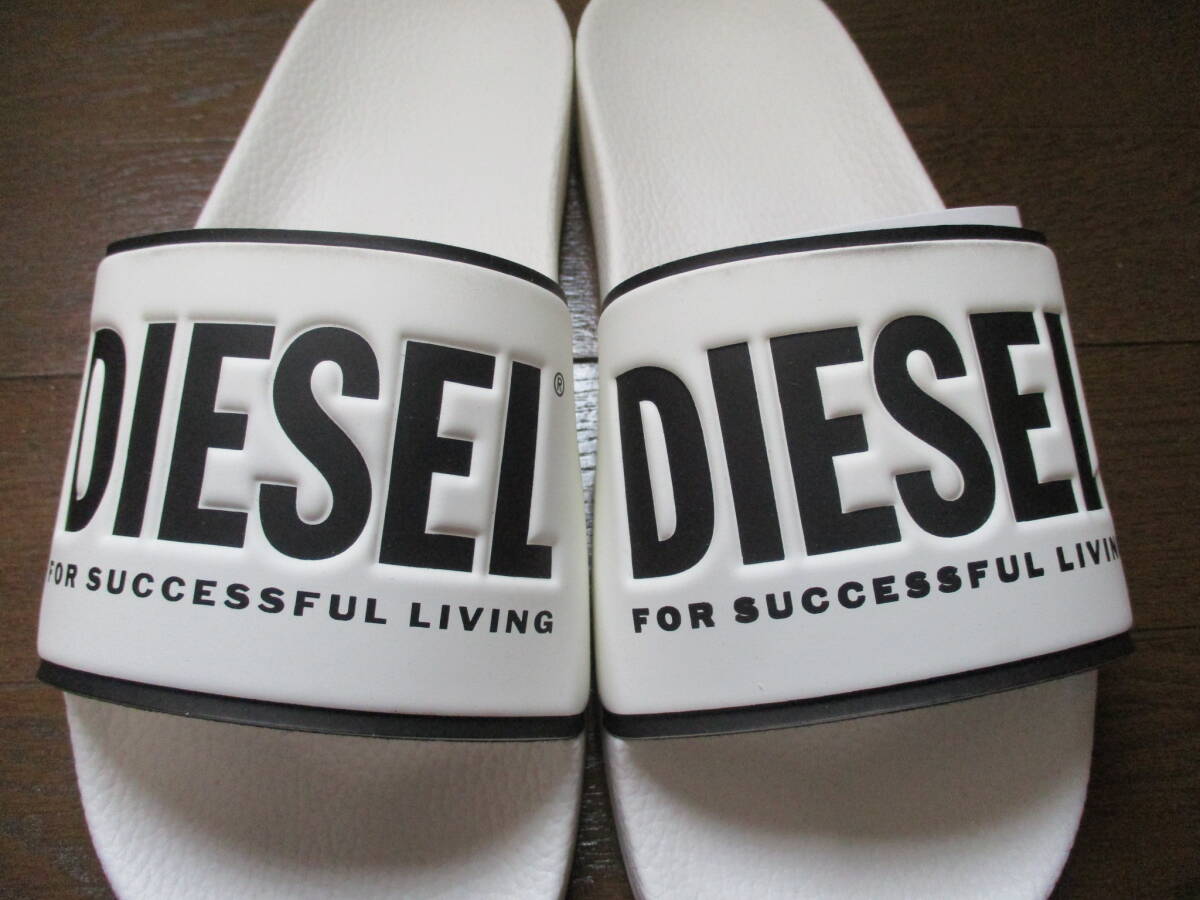 ☆DIESEL/ディーゼル☆未使用 VALLA SA VALLA SANDALS シャワーサンダル サイズ：25.5 cm ホワイト の画像6