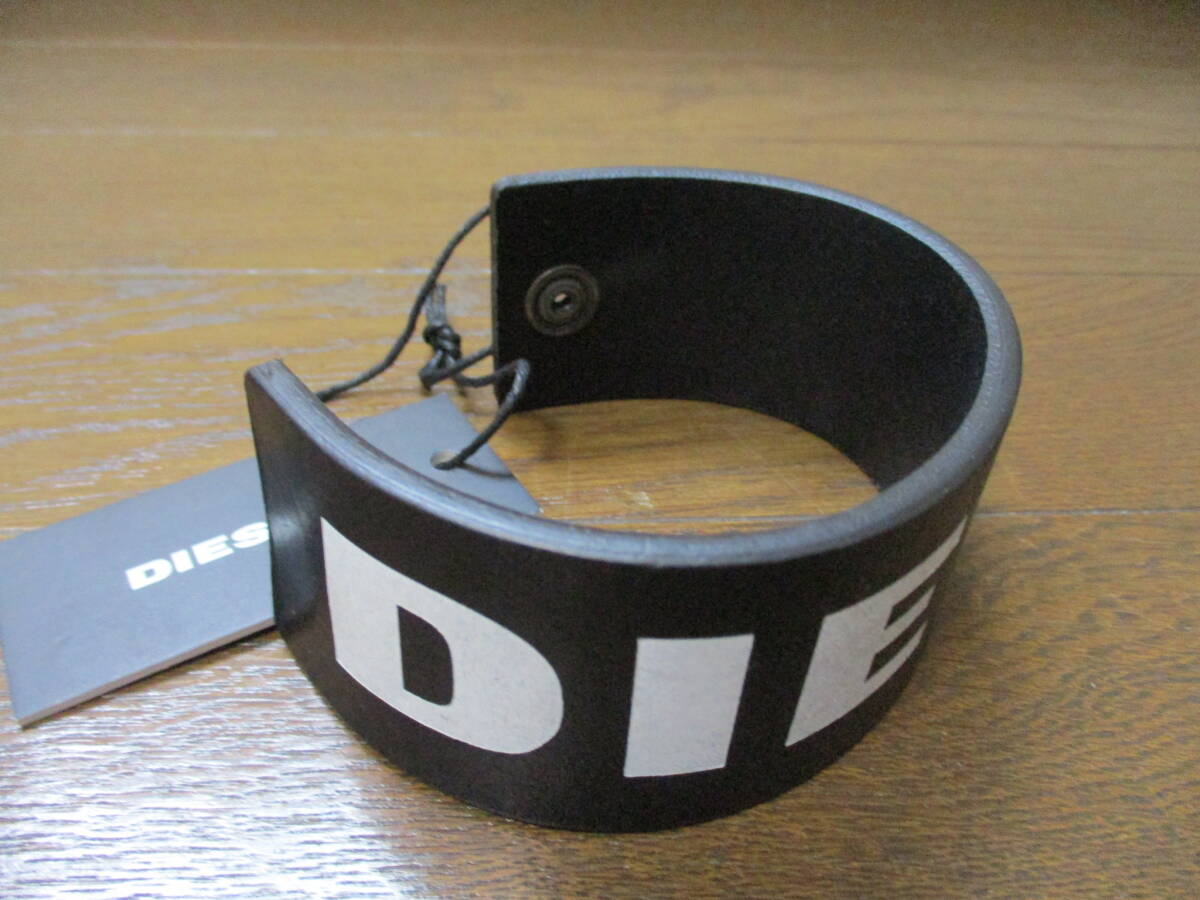 ☆DIESEL/ディーゼル☆未使用 A-LETTER-bracelet レザーブレスレット バングル アクセサリー _画像1