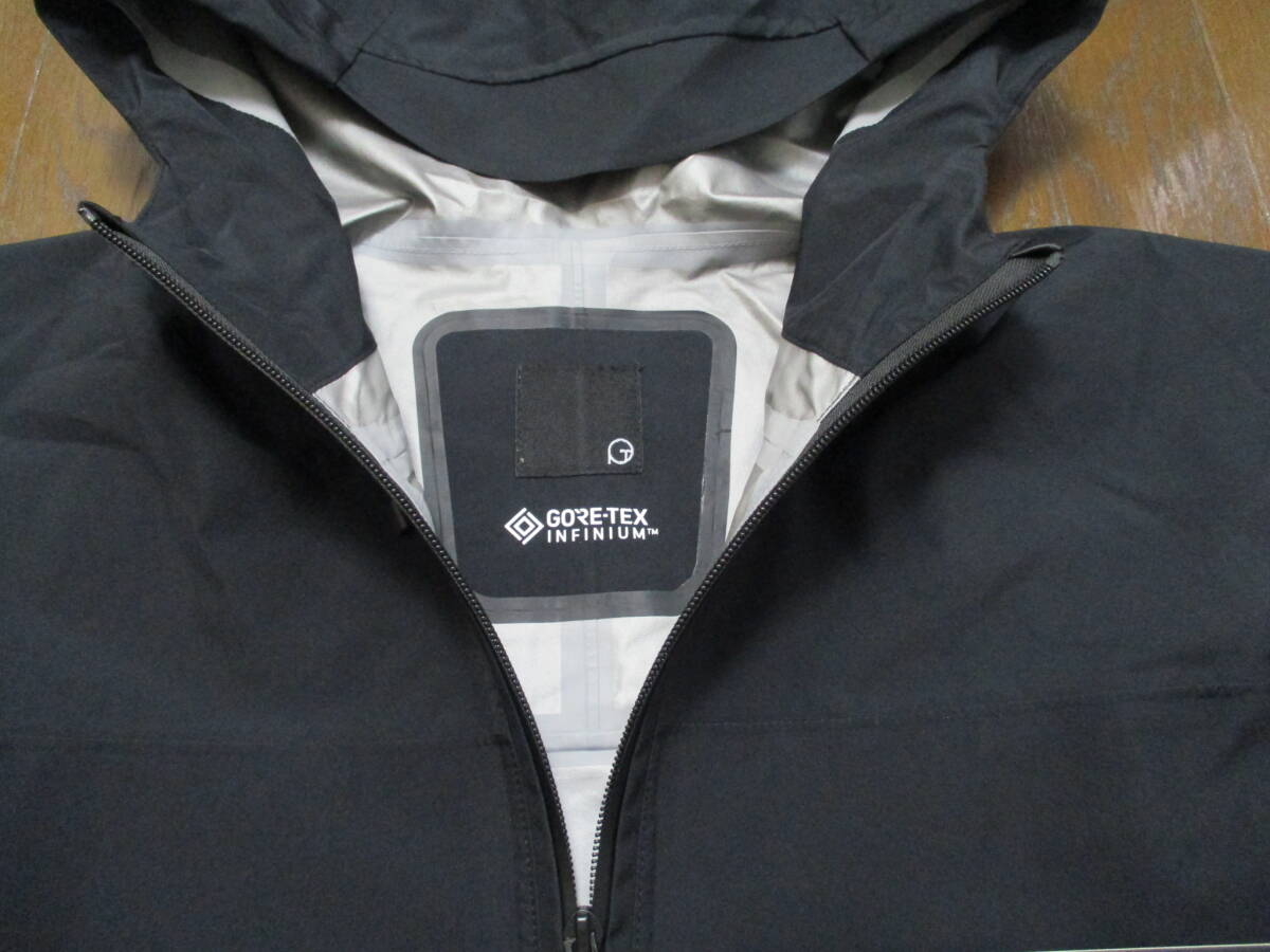 ☆＋phenix/プラスフェニックス☆未使用 GORE-TEX INFINIUM CLIMB JACKET サイズ：M ブラック アウトドア キャンプ おしゃれ アクティブ_画像5