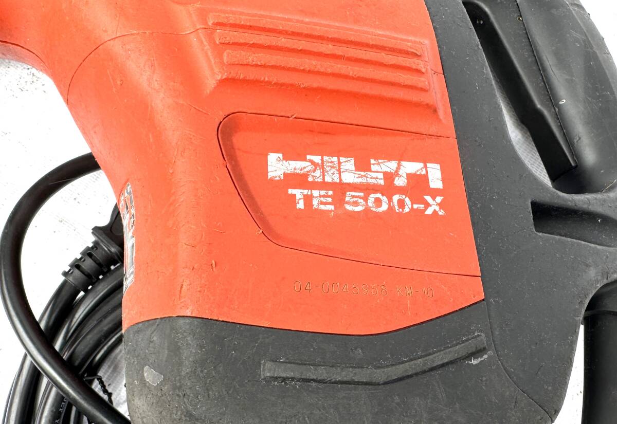 6.HILTI★ヒルティ★TE500-X①★コンクリートハンマー★DIY★強力★はつり★動品★ハツリ機_画像8