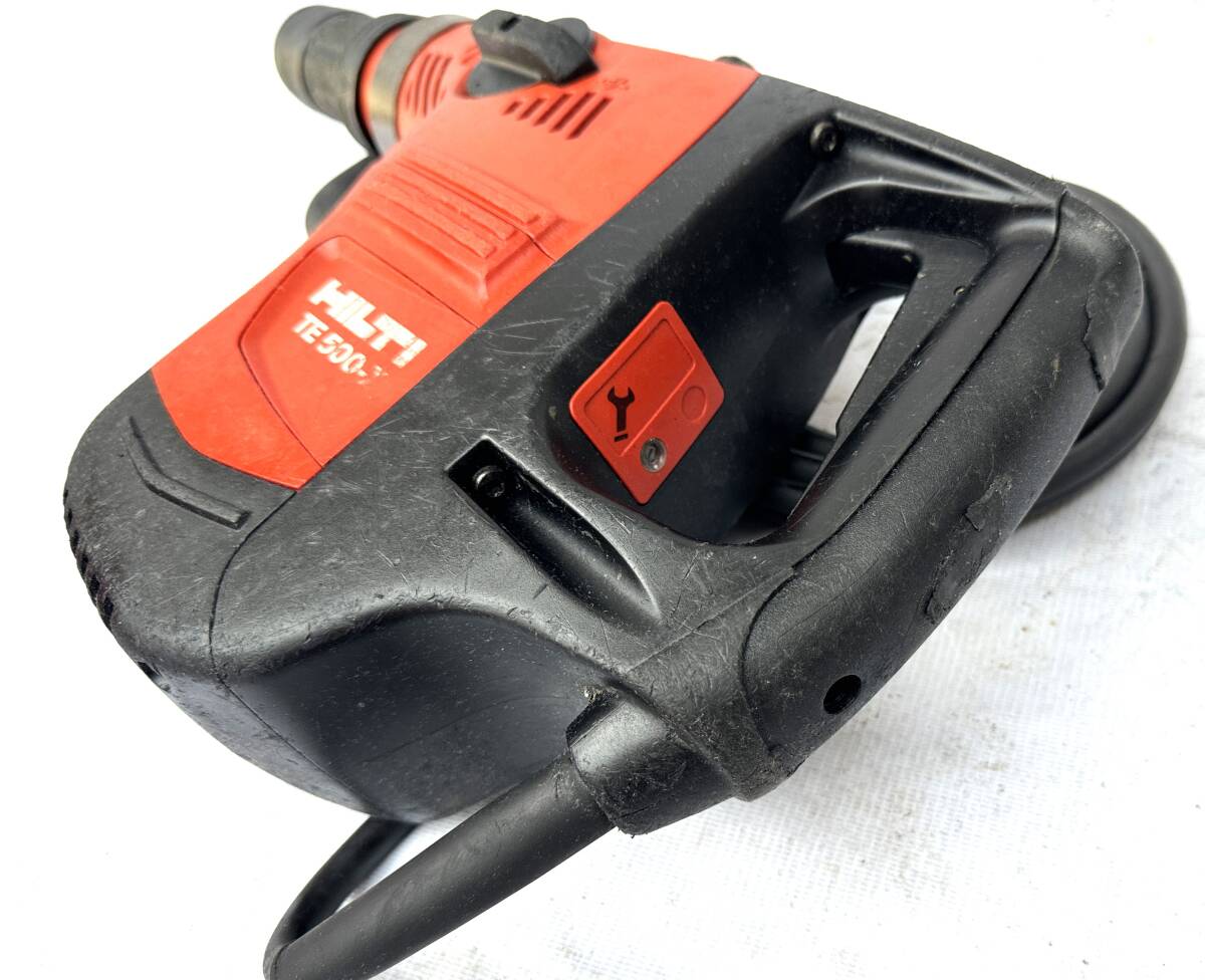 7.HILTI★ヒルティ★TE500-X②★コンクリートハンマー★DIY★強力★はつり★動品★ハツリ機_画像8