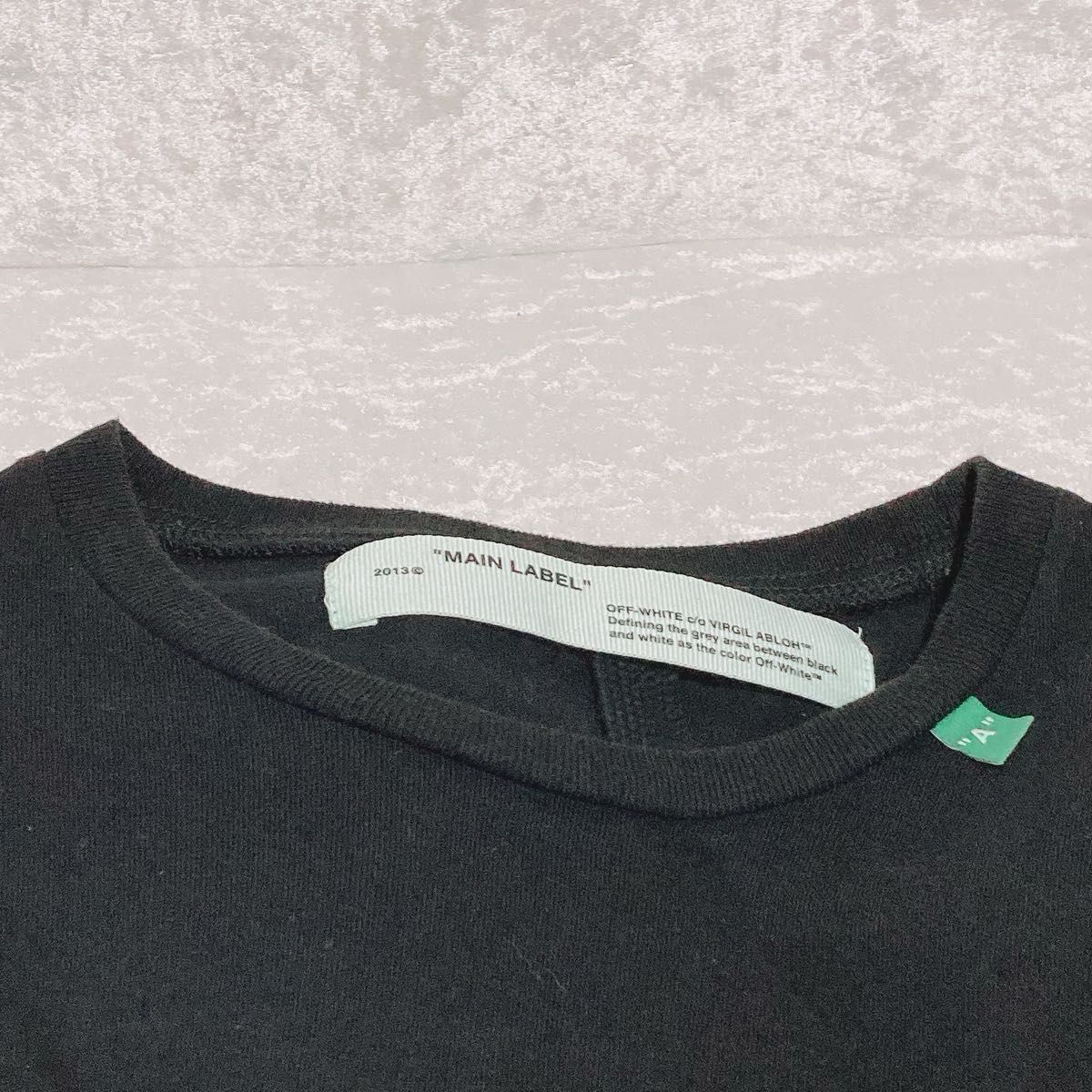 OFF-WHITE ロングTシャツ 【美品】XS ロンt ステンシル アロー OFF-WHITE ロングTシャツ 【美品】XS ロンt ステンシル アロー