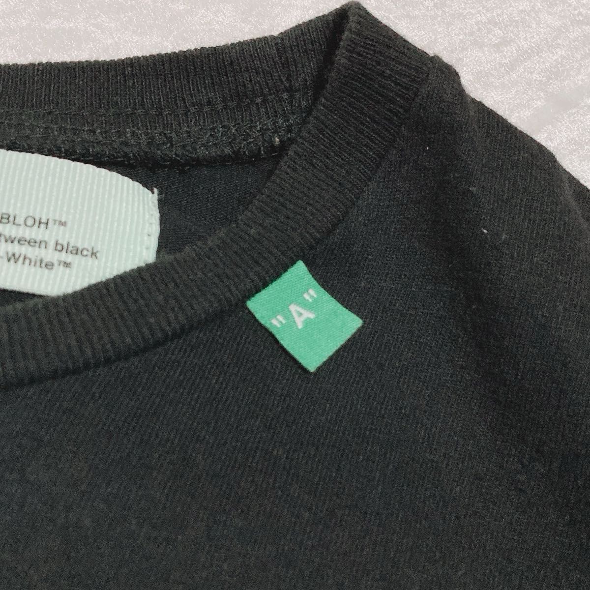 OFF-WHITE ロングTシャツ 【美品】XS ロンt ステンシル アロー OFF-WHITE ロングTシャツ 【美品】XS ロンt ステンシル アロー