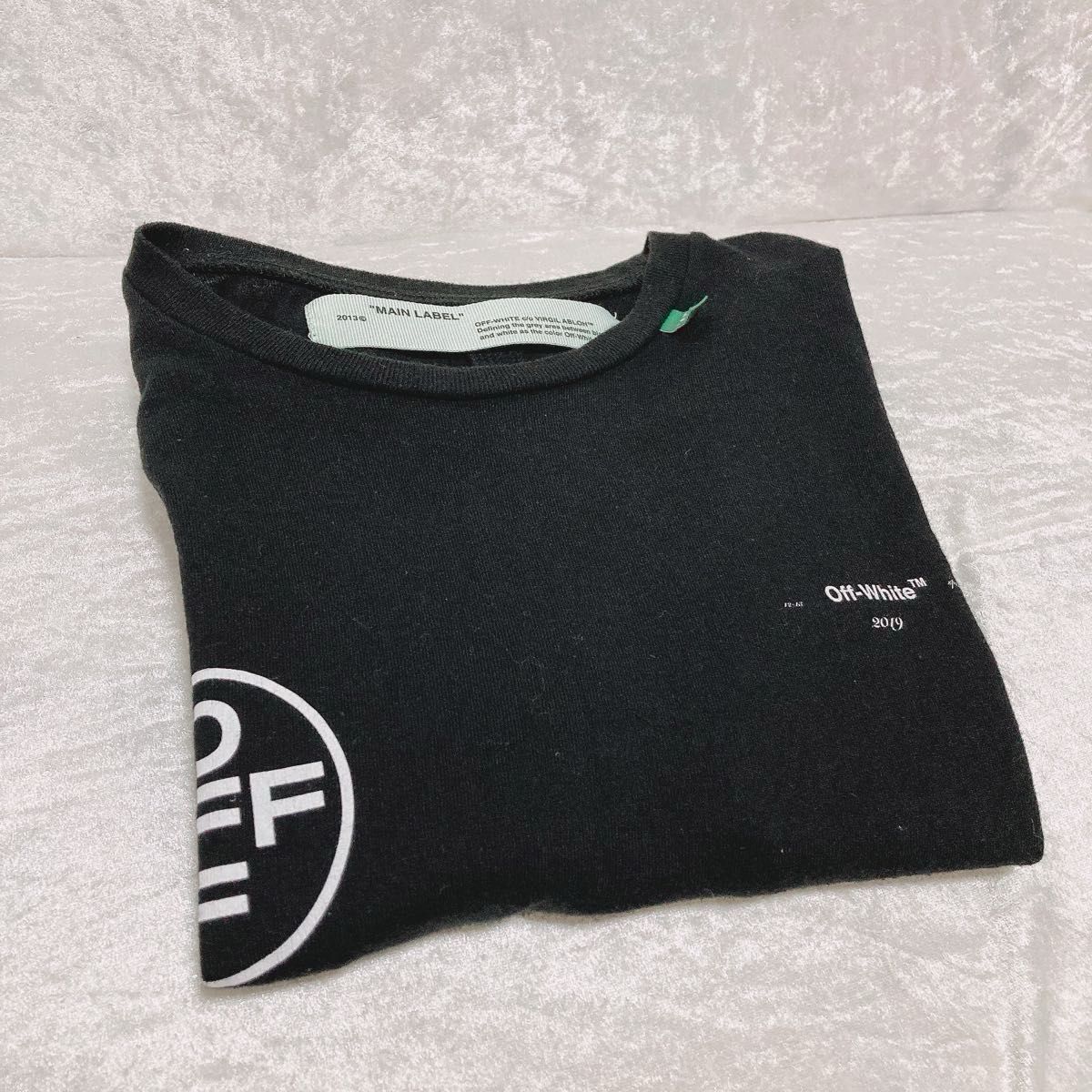 OFF-WHITE ロングTシャツ 【美品】XS ロンt ステンシル アロー OFF-WHITE ロングTシャツ 【美品】XS ロンt ステンシル アロー