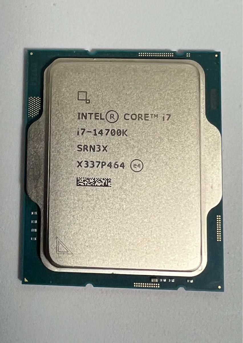 Intel Core i7 14700k CPU 本体のみ 動作確認済み画像有り Intel Core i7 14700k CPU 本体のみ 動作確認済み画像有り