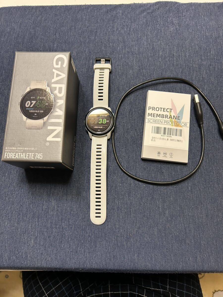 GARMIN ForeAthlete 745 白 ホワイト ガーミン スマートウォッチ 腕時計 の画像2