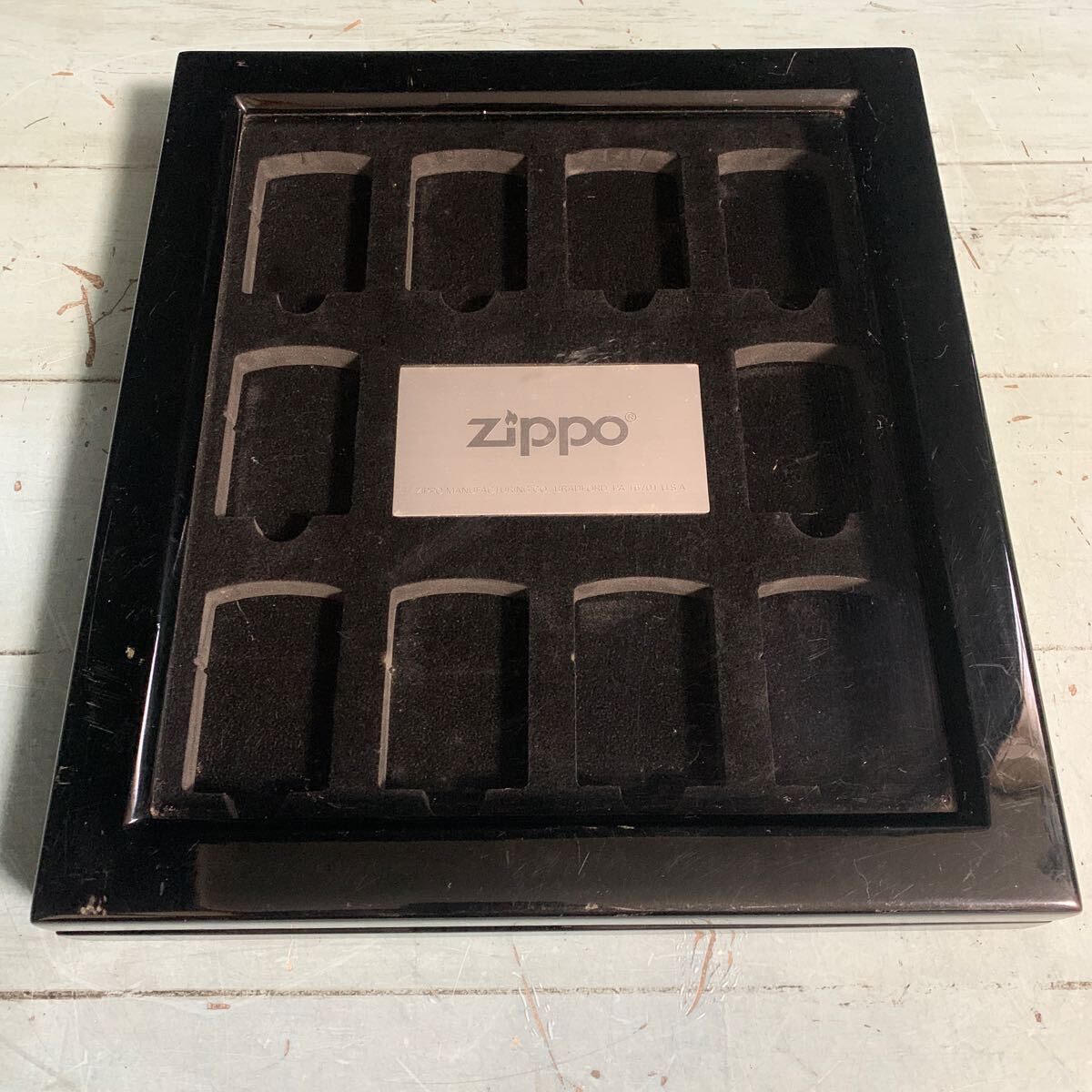 ZIPPO ジッポー 専用 コレクションケース 10個 収納 BOX ジッポ ライター オイルライター ディスプレイ ZiPPO (9767)_画像1