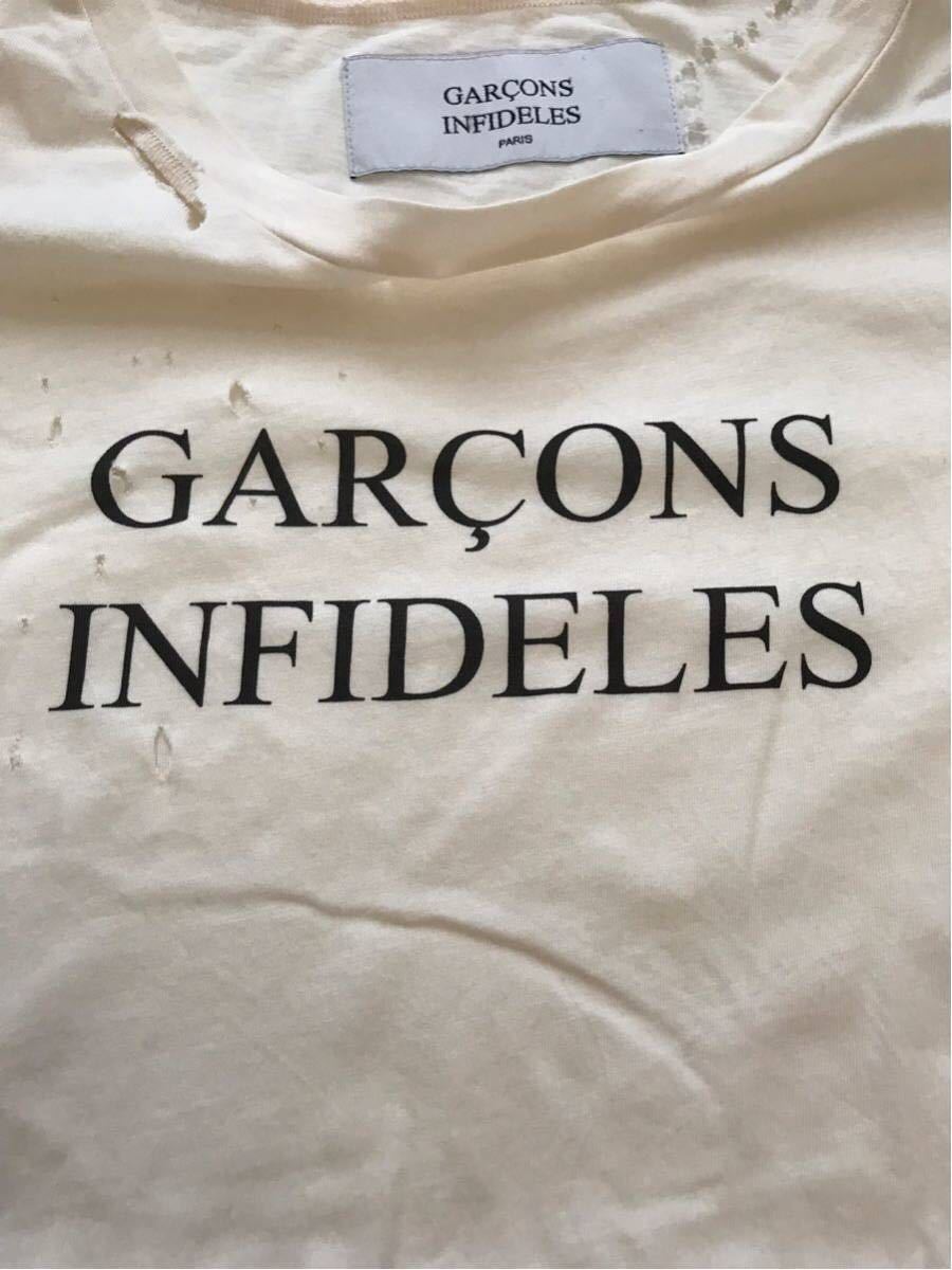 GARCONS INFIDELES Garcon in fite отсутствует XS белый футболка 
