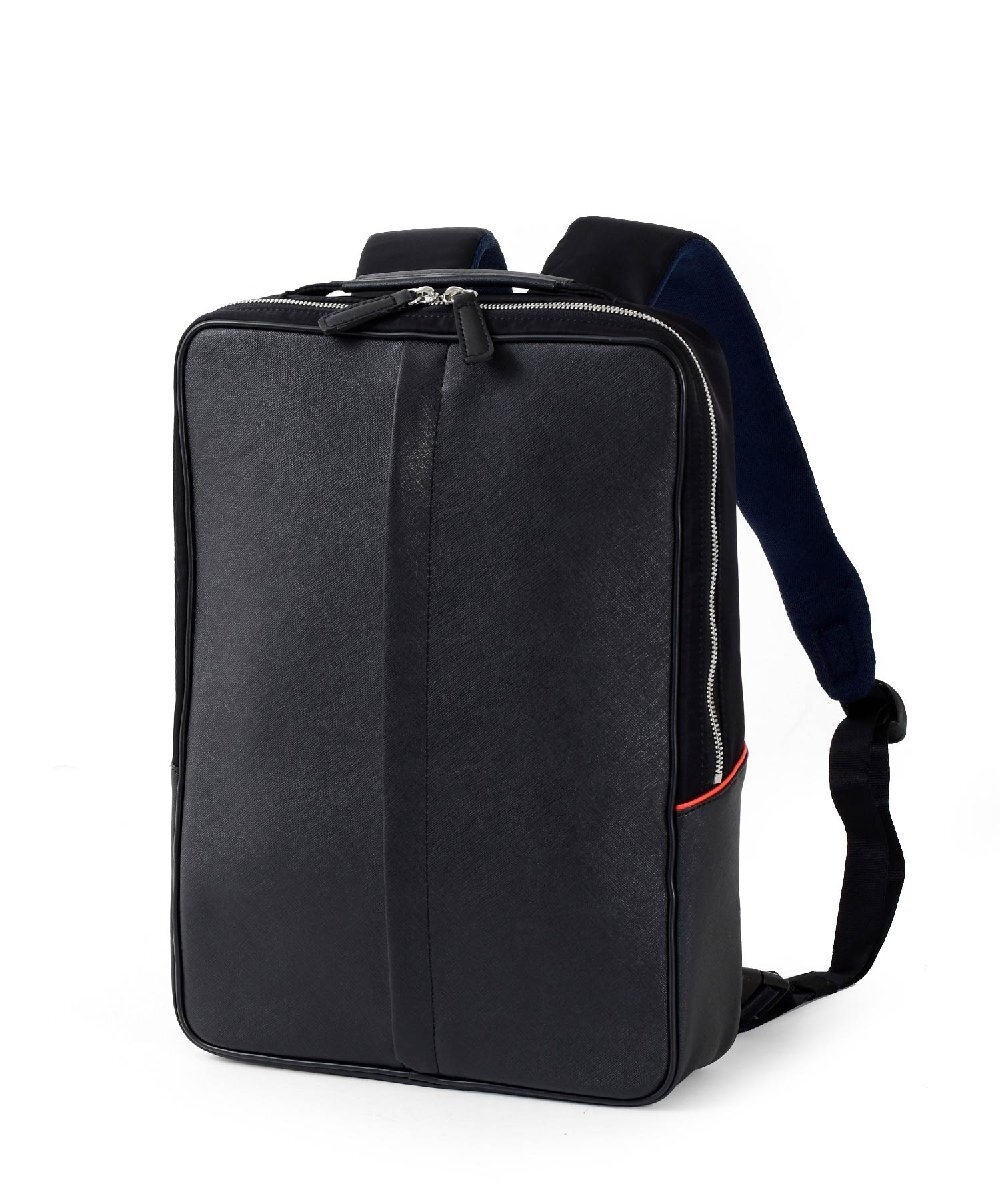 BB75izito regular price 25300 jpy new goods black 2WAY leather business rucksack water-repellent A4 size setup correspondence PC storage IS/ITsafi-ru937701