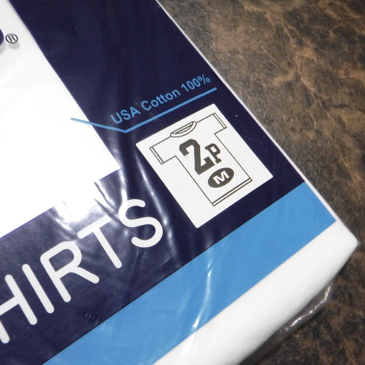 TT396 ウエアハウス ダブルワークス 新品 白 半袖2パックTシャツ M(38-40) 日本製 2枚組 定価4180円 丸胴 無地 USAコットン DUBBLEWORKS_画像3