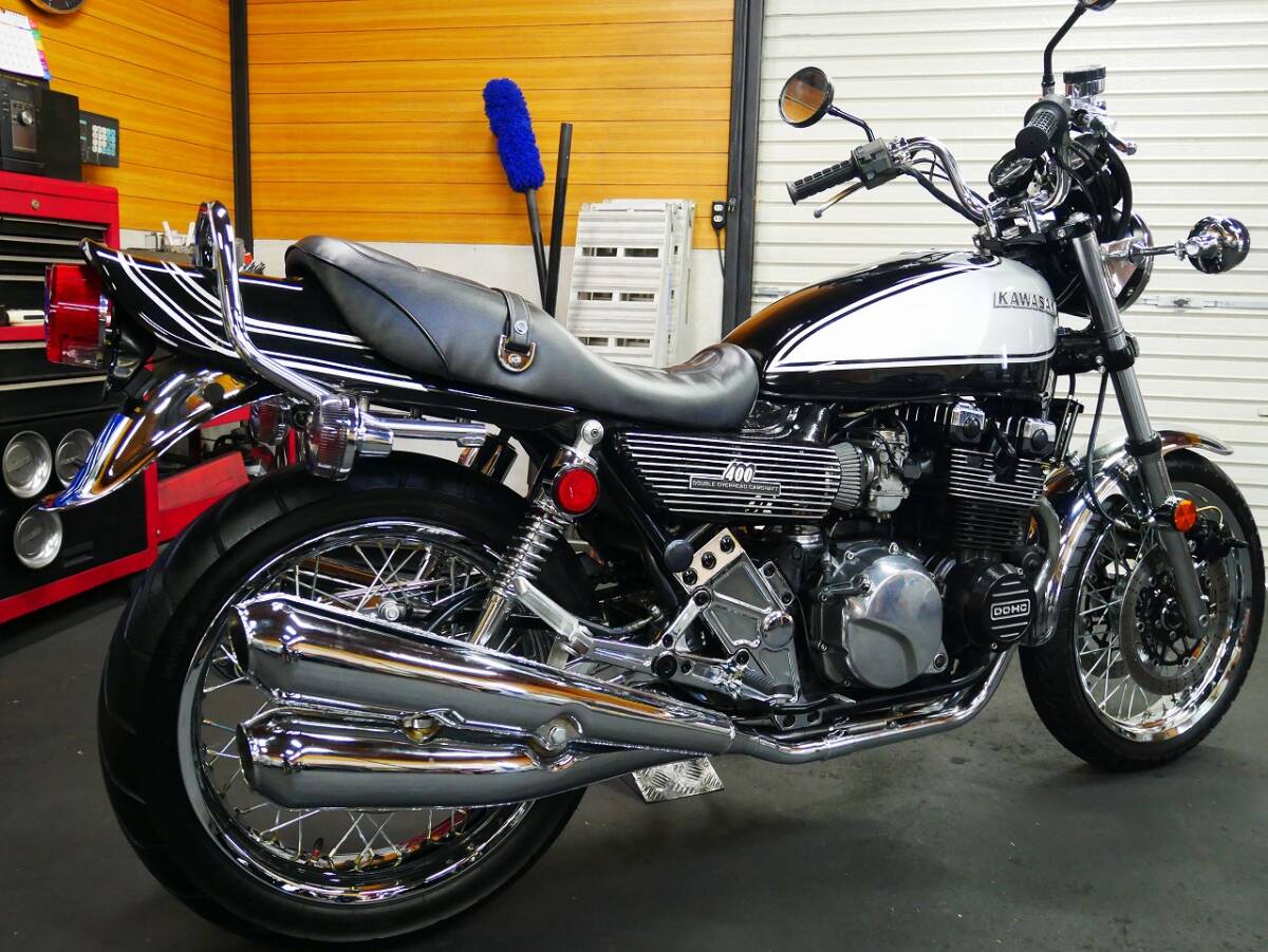 ☆極上Z2仕様カスタム!! kawasaki ゼファー400 C3 1991年モデル ZR400C-041～ 車検令和8年2月 動画有ります☆☆☆社外パーツ多数☆☆☆_画像4