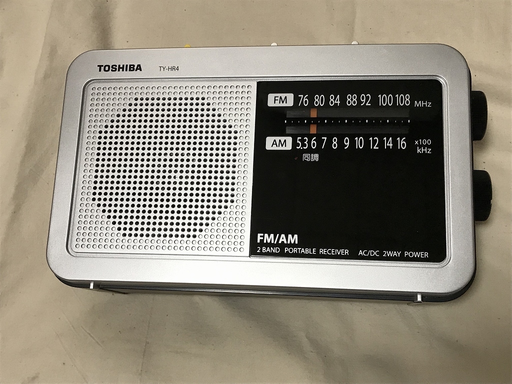 Toshiba TY-HR4-S wide FM correspondence FM|AM Home radio LED light attaching 