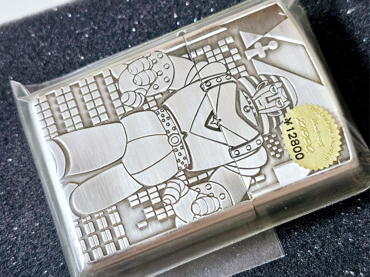 1円スタート☆Zippo GIANT ROBO GR1限定ジッポ ジャイアントロボ メタルフィギュア付 横山光輝作家生活45周年記念 SOFTGARAGE _画像3