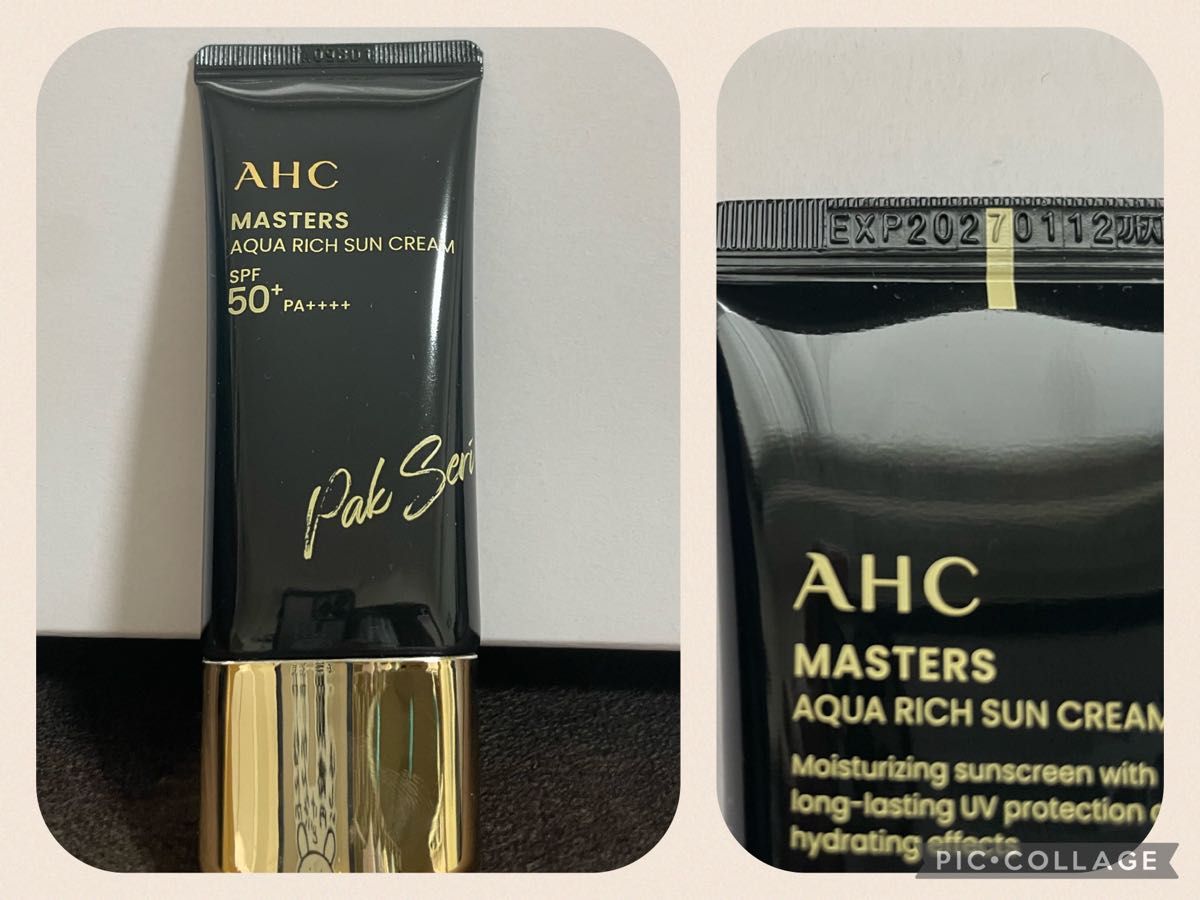 ◇AHC◇ マスターズ アクアリッチ日焼け止めクリーム　SPF50＋PA＋＋＋＋