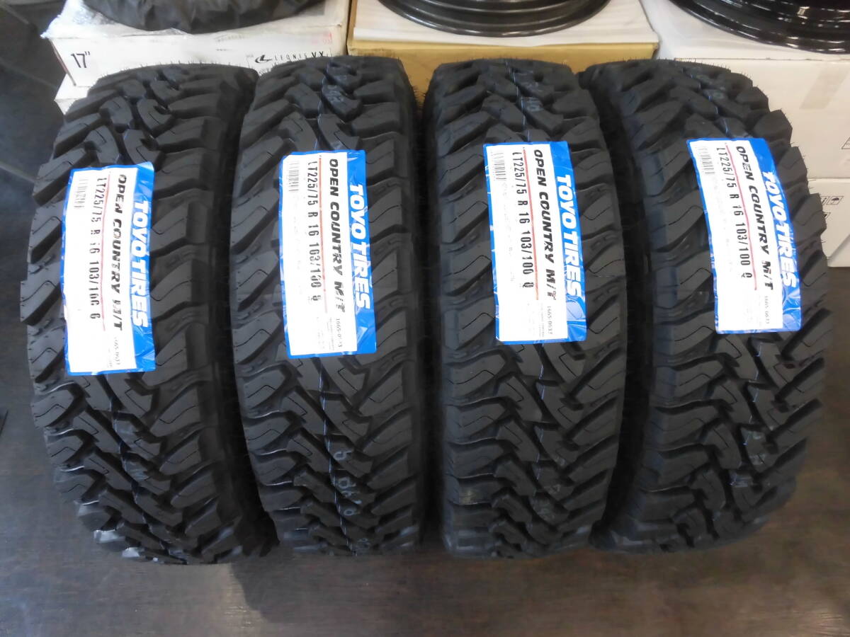 激安★新品タイヤ 4本SET★TOYO オープンカントリー M/T★LT225/75R16 103/100Q 225/75-16★ジムニー オフロード ホワイトレター タイヤ_画像9