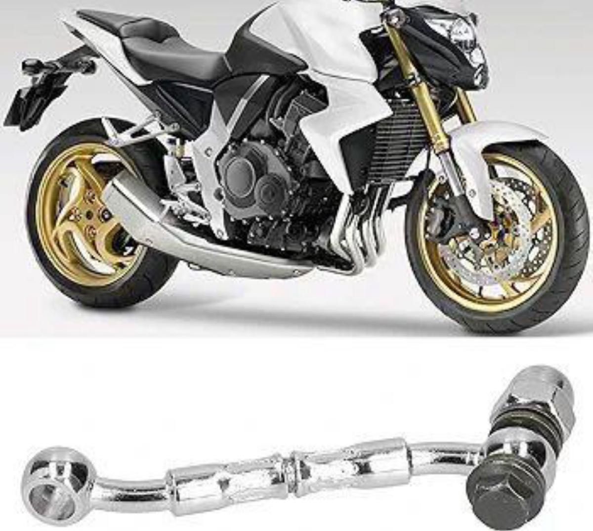 油圧ホース延長コネクタ、オートバイ用の耐久性のある耐摩耗性鋼防錆 二輪車 バイク