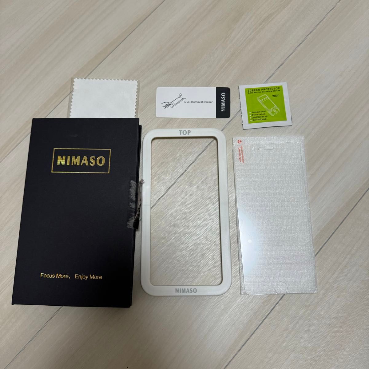NIMASO iPhone8 Plus / iPhone7 Plus用 ガラスフィルム 強化ガラス 液晶保護フィルム iPhone