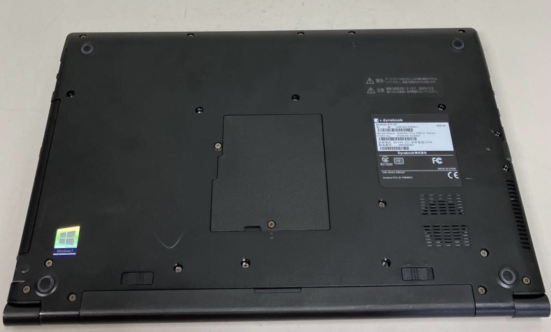 TOSHIBA dynabook B75/DP A6B3DPA86M11 Core i7 8650U メモリ 8GB 充電器・アダプターなし OSなし SSDなし 東芝 M.2 SSD M-Keyスロットありの画像6