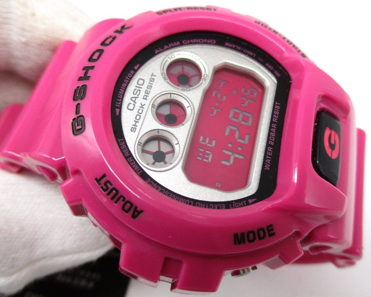 ■カシオ G-SHOCK■未使用■クレイジーカラーズ ピンク DW-6900CS-4JF■メンズ腕時計_画像2