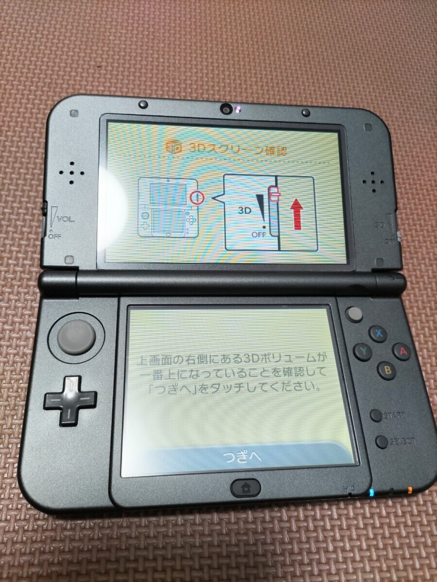 美品 Newニンテンドー3DS ll 本体 メタリックブラック METALLIC BLACK New ニンテンドー3DSll 本体 New3DSLL NINTENDO 3DS LL本体 2DS LL _画像6