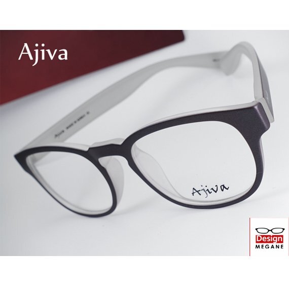 【眼鏡一式 度付レンズセット】★designメガネ★Ajiva Eyewear グリルアミドTR-90素材 BlackBrown 度付き/度なし/伊達/ 【メガネ通販】_画像1