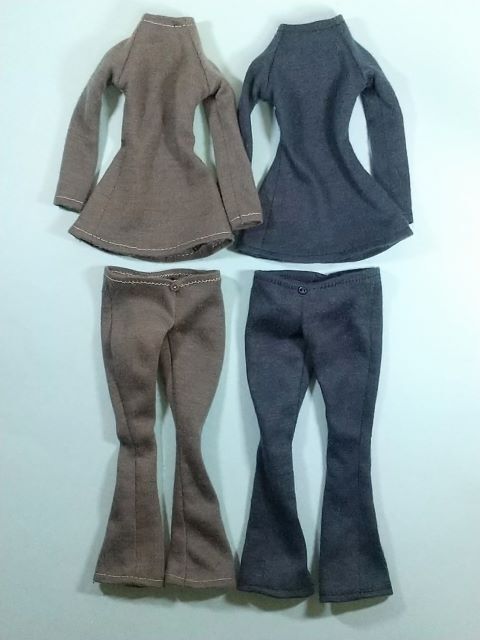 COOL GIRL衣装　ワンピースとパンツ ２着セット_同素材、同デザインの色違い2着セット。