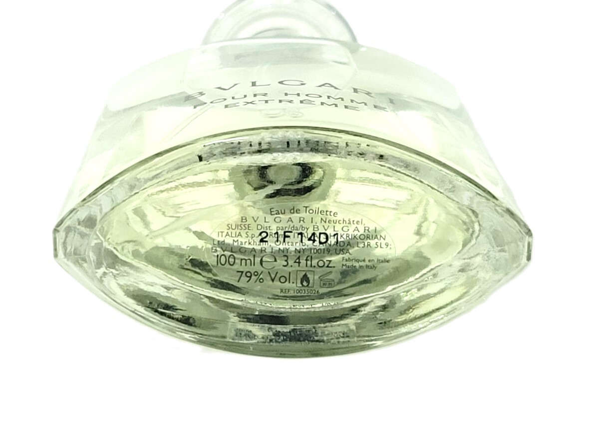 ★ (2) BVLGARI/ブルガリ プールオム エクストレーム 100ml オードトワレ 香水 フレグランス スプレー (48470IR2)_画像7