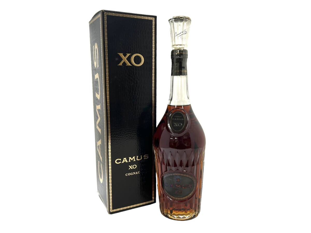 【未開栓】CAMUS/カミュ XO ロングネック オールドボトル 元箱付き 700ml 40% 古酒 ブランデー コニャック 洋酒 (47702OT5)の画像1