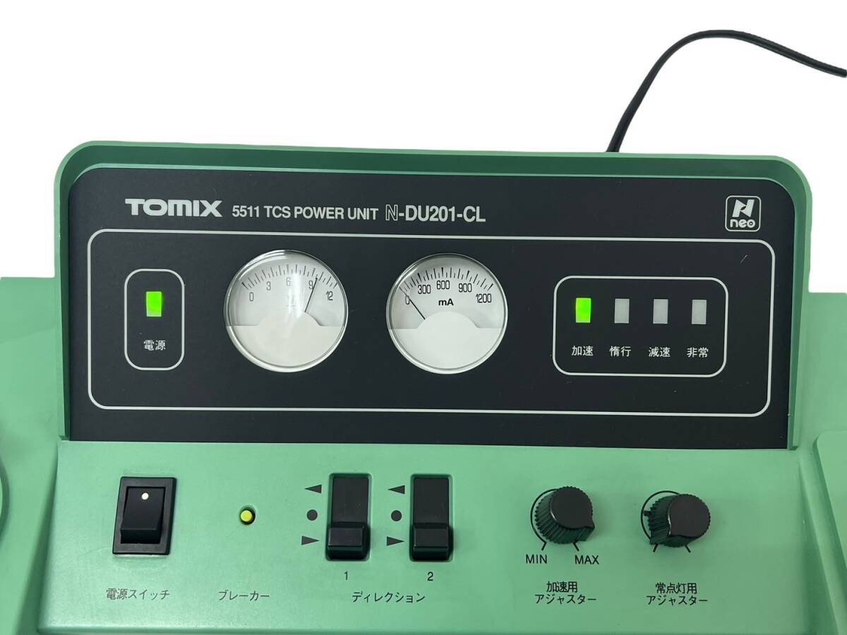 [ electrification only verification settled / steering wheel lack of ]TOMIX/to Mix 5511 TCS POWER UNIT N-DU201-CL TCS power unit manual / origin box attaching present condition goods (44790OT4)