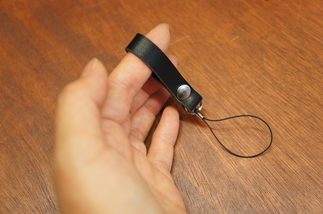 BOSSA гладкая кожа производства натуральная кожа простой ремешок для мобильного телефона MS4 Mini ремешок чёрный кожа смартфон ремешок палец модель сделано в Японии 