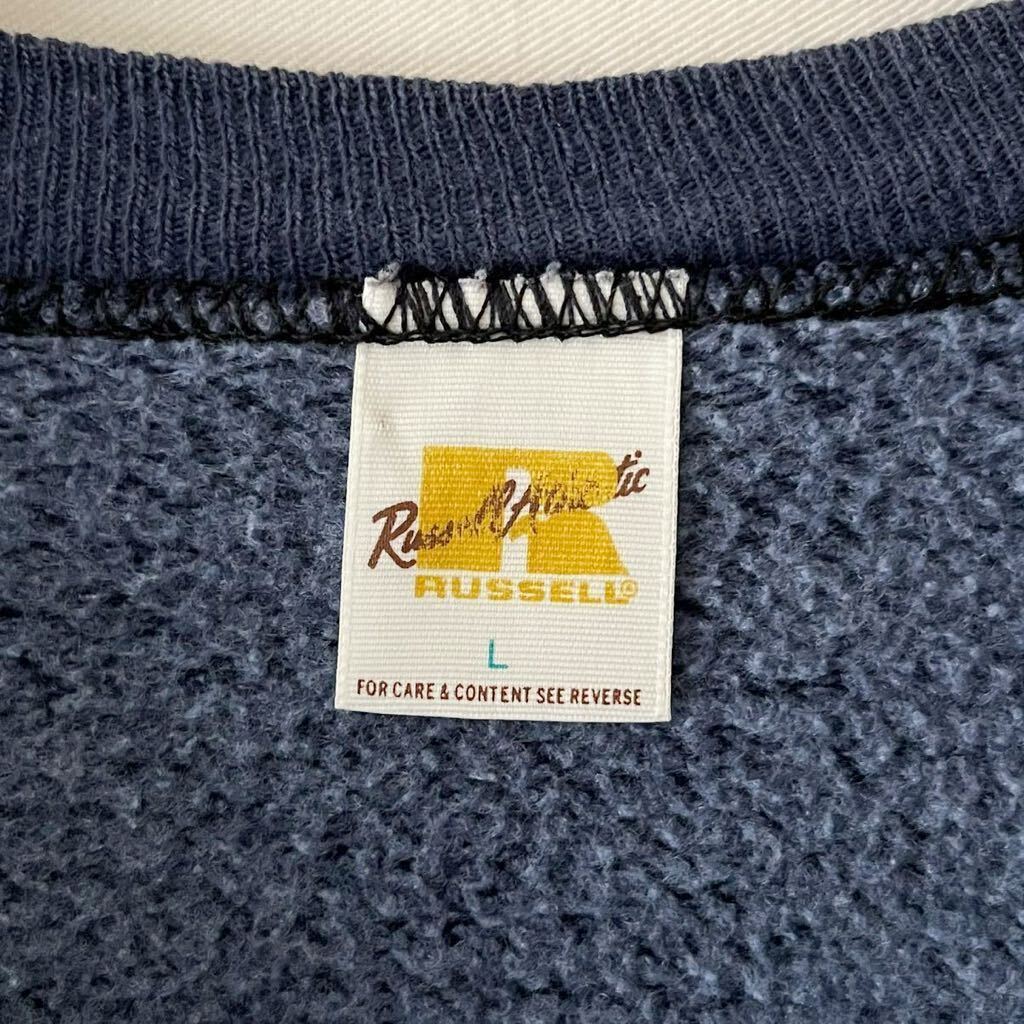 70s RUSSELL ラッセル 金タグ スウェット 無地 ネイビー XL 70s RUSSELL 金タグ 無地 スウェット L ネイビー USA製