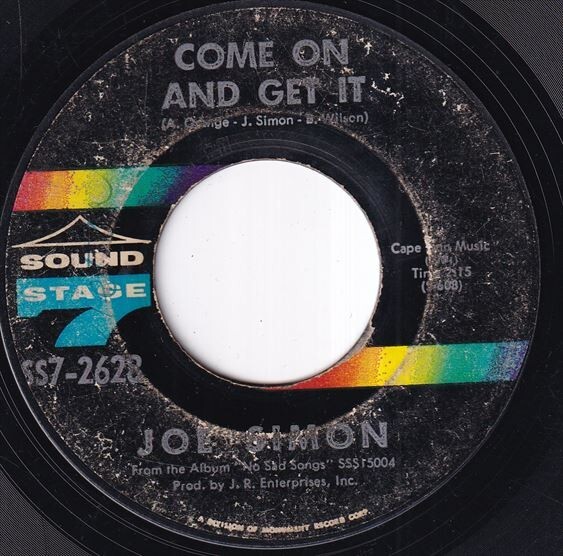 Joe Simon - The Chokin' Kind / Come On And Get It (C) SF-R494_画像1