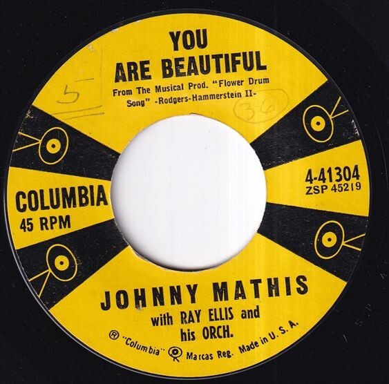 Johnny Mathis - Let's Love / You Are Beautiful (A) OL-R288_画像2