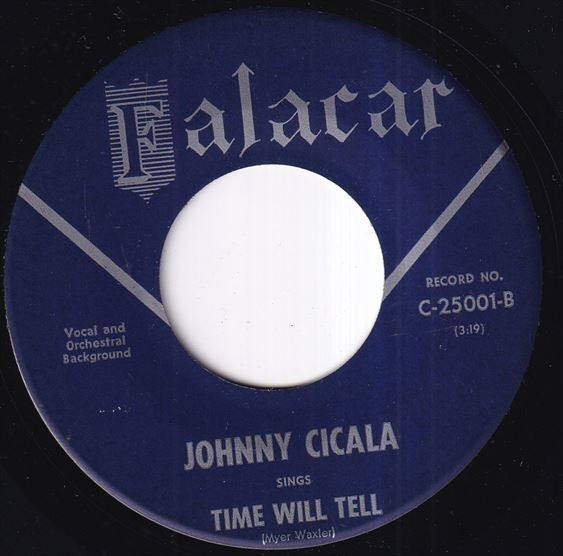 Johnny Cicala - Bambina Mia / Time Will Tell (A) RP-R628_画像1