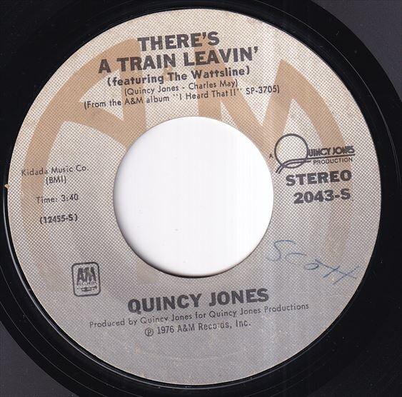 Quincy Jones - Stuff Like That / There's A Train Leavin' (A) SF-R536_画像1