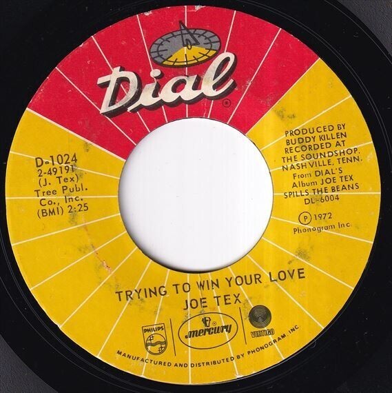 Joe Tex - Trying To Win Your Love / I've Seen Enough (A) SF-N431_7インチ大量入荷しました。