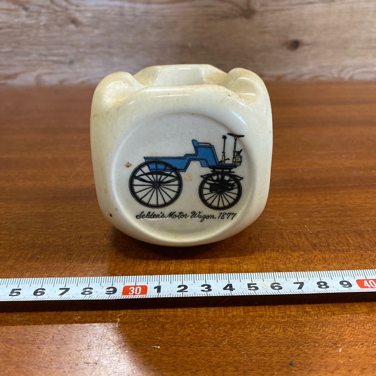 灰皿　陶器　レトロ　アンティーク　自転車　ビンテージ　オシャレ_画像1