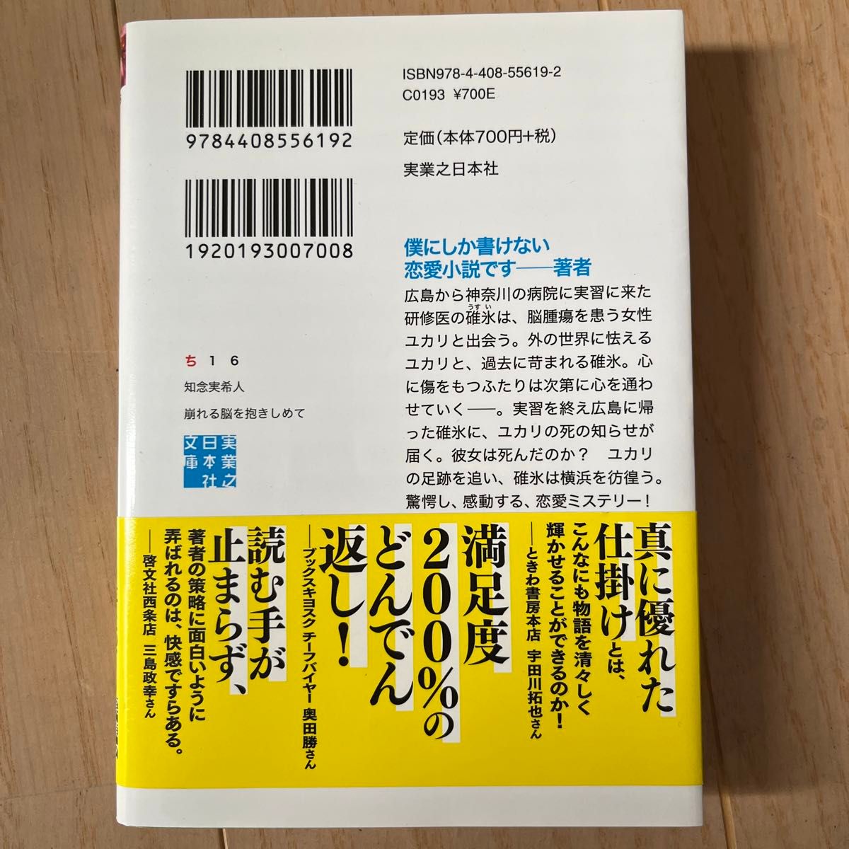 崩れる脳を抱きしめて （実業之日本社文庫） 知念実希人／著　同梱割引可