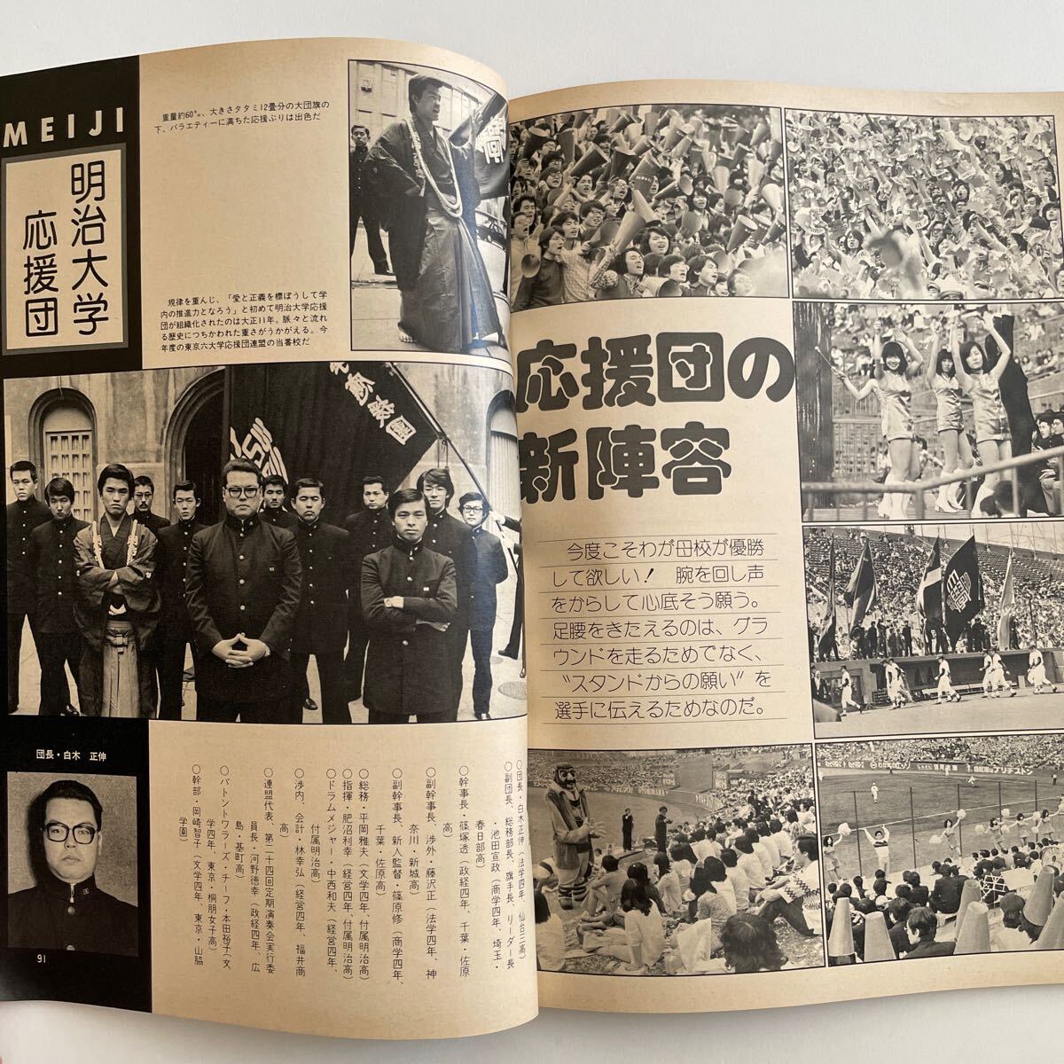 神宮の星 東京 六大学 野球 特集 1976 春 報知グラフ 春季号 江川 卓 若武者 法大 早大 慶大 明大 立大 東大 球児 選手名鑑 投手 打者_画像9